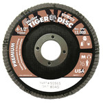 image of Weiler Type 29 Flap Disc 50565 - Aluminum Oxide - 4 1/2 in - 80 - Medium