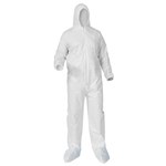 image of Kimberly-Clark Kleenguard Disposable General Purpose & Work Coveralls A35 38949 - Size Large - White