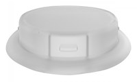 image of Justrite White Polypropylene Carboy Cap Adapter - 1 in Height - 697841-18217