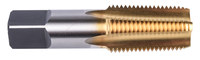 image of Union Butterfield TN1543 Pipe Tap 6007606 - TiN - 3 1/8 in Overall Length - High-Speed Steel
