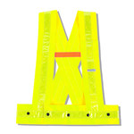 image of Ergodyne Glowear High-Visibility Vest 8140HG 20434 - Size Medium/Large - High-Visibility Lime