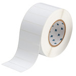 image of Brady THT-18-351-3 Die-Cut Printer Label Roll - 3 in x 1 in - Vinyl - White - B-351 - 20826