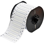 image of Brady B33-187-2-342-2 Die-Cut Printer Sleeve - 2 in x 0.187 in - Polyolefin - White - B-342 - 96784