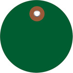 image of Shipping Supply Green Vinyl Plastic Tags - 12553