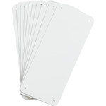 image of Brady B-401 Plastic Rectangle White Sign Panel - 10.25 in Width x 4.25 in Height - 146074