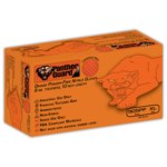 image of Global Glove Panther-Guard Orange Large Powder Free Disposable Gloves - 10 in Length - 7 mil Thick - 905PF LG
