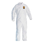image of Ansell KleenGuard Disposable General Purpose Coveralls A40 44313 - Size Large - White