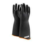 image of PIP NOVAX 0158-1-18 Black 8.5 Rubber Electrical Safety Gloves - 158-1-18/8.5
