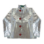 image of Chicago Protective Apparel Small Aluminized Rayon Heat-Resistant Jacket - 30 in Length - 600-ARH SM