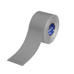 image of Brady ToughStripe Max Gray Marking Tape - 4 in Width x 100 ft Length - 0.024 in Thick - 62954