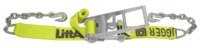 image of Lift-All Load Hugger Polyester Chain Anchor Tie Down 20489 - 3 in x 30 ft - Yellow