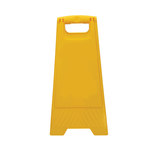 image of Brady Polypropylene V Shape Yellow Floor Stand Sign x 24.5 in Height - 104808