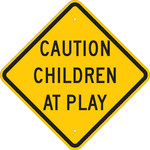 image of Brady B-555 Aluminum Diamond Yellow Pedestrian & Crosswalk Sign - 24 in Width x 24 in Height - 124593