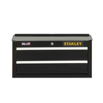 image of Stanley 300 Series 12 1/4 in Middle Tool Chest STST22623BK - 2 Drawer - Steel