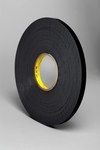 image of 3M 4949 Black VHB Tape - 24 in Width x 72 yd Length - 45 mil Thick