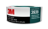 image of 3M 3939 Silver Heavy Duty Duct Tape - 24 mm Width x 60 yd Length - 9 mil Thick - 85561