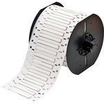 image of Brady Permasleeve B33D-125-2-7642 Die-Cut Printer Sleeve - 2 in x 0.125 in - Polyolefin - White - B-7642 - 96748