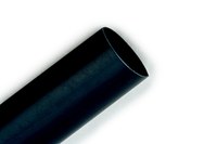 image of 3M FP1.000BK50'S Heat Shrink Thin-Wall Tubing - Black - 50 ft - 35598