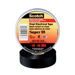 3M Scotch 88-Super Black Insulating Tape - 1 1/2 in Width x 44 ft Length - 8.5 mil Thick - Electrically Insulating - 10364