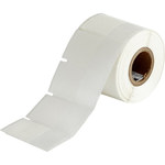 image of Brady THT-183-461-0.5-SC Die-Cut Printer Label Roll - 1 in x 1.75 in - Polyester - White - B-461 - 81124