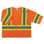 image of Ergodyne Glowear High-Visibility Vest 8330Z 22177 - Size 2XL/3XL - High-Visibility Orange