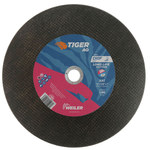 image of Weiler Tiger Cutting Wheel 57092 - Type 1 - Straight Wheel - 14 in - A/O Aluminum Oxide AO - 36 - T