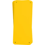image of Brady B-401 Plastic Rectangle Yellow Sign Panel - 10.25 in Width x 4.25 in Height - 146078