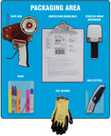 image of ACCUFORM AlumaLite Blue/Black Packaging Area Board Kit - 22 in Width x 24 in Length - ACCUFORM PSB719BUBK
