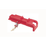 image of Brady Red Butterfly Valve Lockout 49303 - 754473-98397