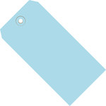 image of Shipping Supply Light Blue 13 Point Cardstock Colored Tags - 13444