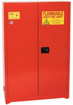 image of Eagle Hazardous Material Storage Cabinet PI-77, 30 gal, Steel, Red - 00177