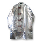 image of Chicago Protective Apparel Large Aluminized Rayon Heat-Resistant Coat - 40 in Length - 601-AR LG
