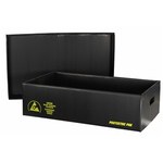 image of Protektive Pak Plastek Polypropylene ESD / Anti-Static Storage Container - 22 7/8 in Length - 12 7/8 in Wide - 39312