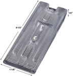 image of Precision Brand Wedgies Clear Vinyl Installation Shims - 1 1/8 in Width x 3 1/2 in Length x 1/2 in Thick - 48945