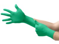 image of Microflex Neogard C52 Green Large Powder Free Disposable Gloves - 9 in Length - 5.1 mil Thick - C523