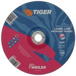 image of Weiler Tiger Grinding Wheel 57127 - 9 in - Aluminum Oxide - 24 - R