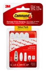 image of 3M Command 17200CL-ES Plastic White Assorted Refill Strips 1 lb, 3 lbs, 5 lbs Weight Capacity - 79268