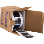 image of Brady Permasleeve PS-1000-2-BK Die-Cut Printer Sleeve - 2 in x 1.66 in - Polyolefin - Black - B-342 - 91553