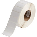 image of Brady BradyJet J20-136-7425J Ink-Jet Printable Label Roll - 0.75 in x 1.5 in - Polypropylene - White - B-7425J - 61385