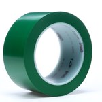 image of 3M 471 Green Marking Tape - 3 in Width x 36 yd Length - 5.2 mil Thick - 06468