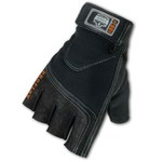 image of Ergodyne Proflex 901 Black Large Split EVA Foam/Leather Work Gloves - 17034