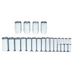 image of Proto J54101 6 Point Deep Socket Set - 1/2 in Drive - 24063
