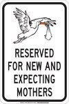 image of Brady B-555 Aluminum Rectangle White Parking Restriction, Permission & Information Sign - 12 in Width x 18 in Height - 129726