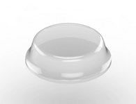 image of 3M Bumpon SJ5312 Clear Bumper/Spacer Pad - Cylindrical Shaped Bumper - 0.5 in Width - 0.14 in Height - 19217