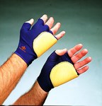 image of Impacto 50320 Large Grain Leather/Nylon Mechanic's Gloves - 50320110040