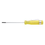 image of Stanley 3/32 in Slotted 100 Plus Pocket Screwdriver - Steel - 3 in - 08148