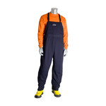image of PIP 9100-53750 Blue Large Ultrasoft Fire-Resistant Overalls - Fits 44 to 46 in Chest - 100 cal/cm2 Protection Value ARC Thermal Protection Value 100 cal/cm2 - 32 in Inseam - 616314-37150