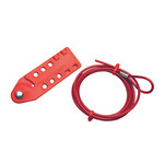 Brady Red Fiberglass Reinforced Polypropylene Cable Lockout Device 45351 - 6 ft Length - 754476-45351
