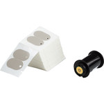 image of Brady PTL-111-145FR-GY Die-Cut Printer Label Roll - 1.206 in x 0.758 in - Polyethylene - Gray - B-145 - 89464