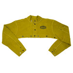 image of West Chester Ironcat 7000 Yellow 4XL Leather Welding Cape Sleeves - Fits 34 in Chest - 662909-003614